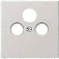 Лицевая панель Jung LS990 для 3-м. розетки TV+R+SAT серый картинка